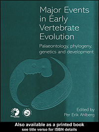 Major Events in Early Vertebrate Evolution front cover