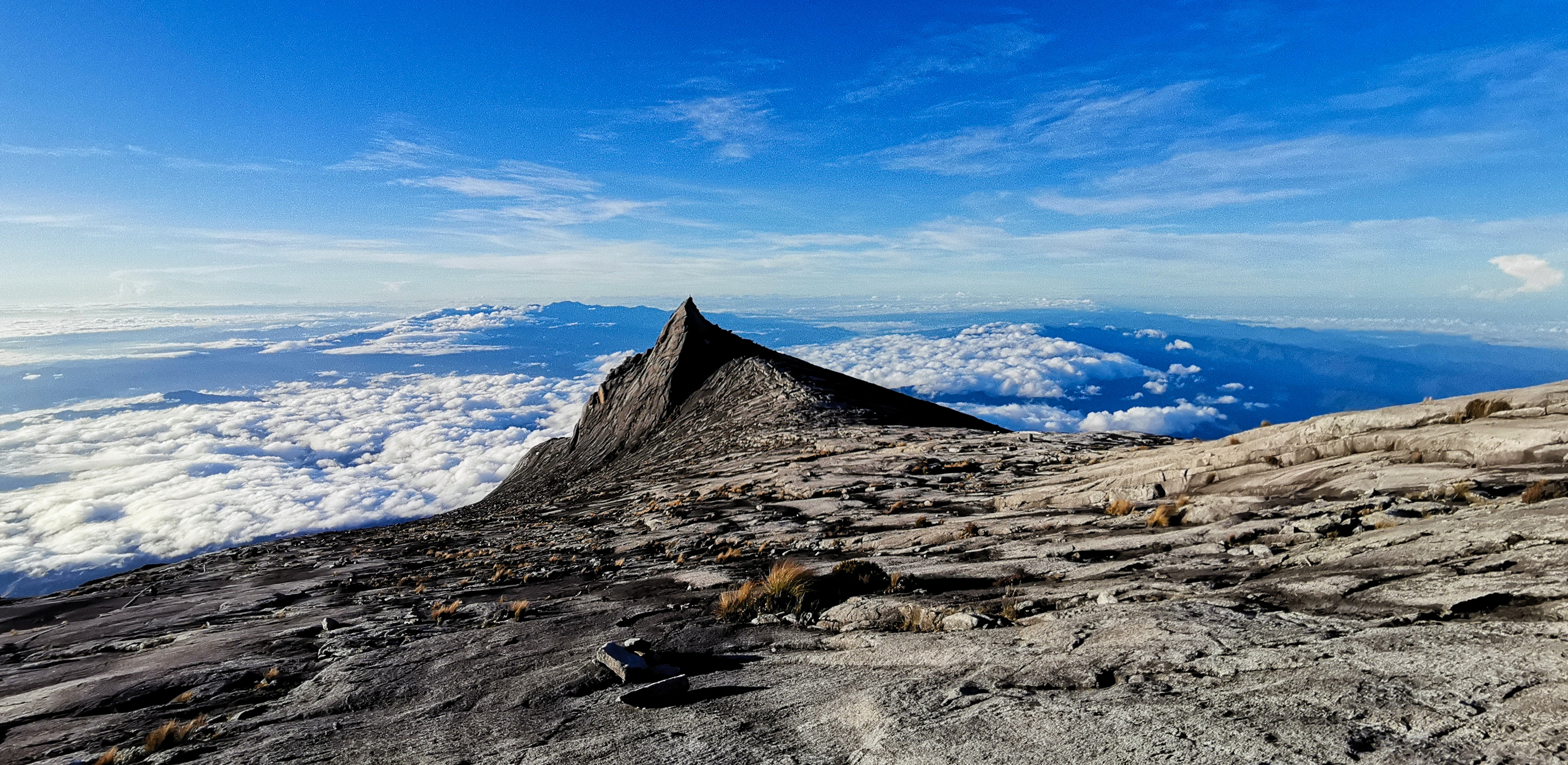 Photo of the view from to top of Mount Kinabalu