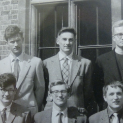 Part of a Sedgwick club photograph featuring Michael Bown