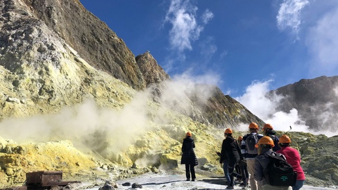 Photo of volcanic gases