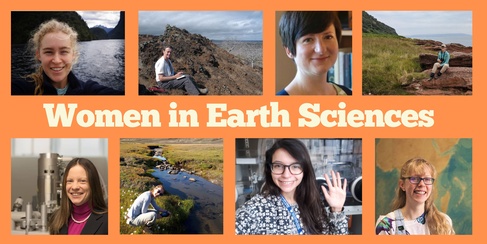 Photos of women researchers in the Department smiling