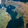 Satellite photo showing Britain and Ireland