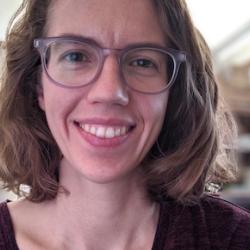 Picture of smiling woman with glasses
