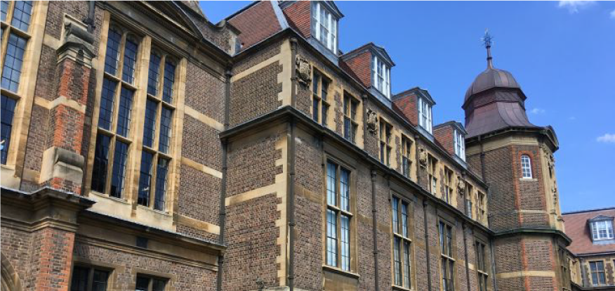 Image of the front of the Sedgwick Museum entrance with bikes parked outside
