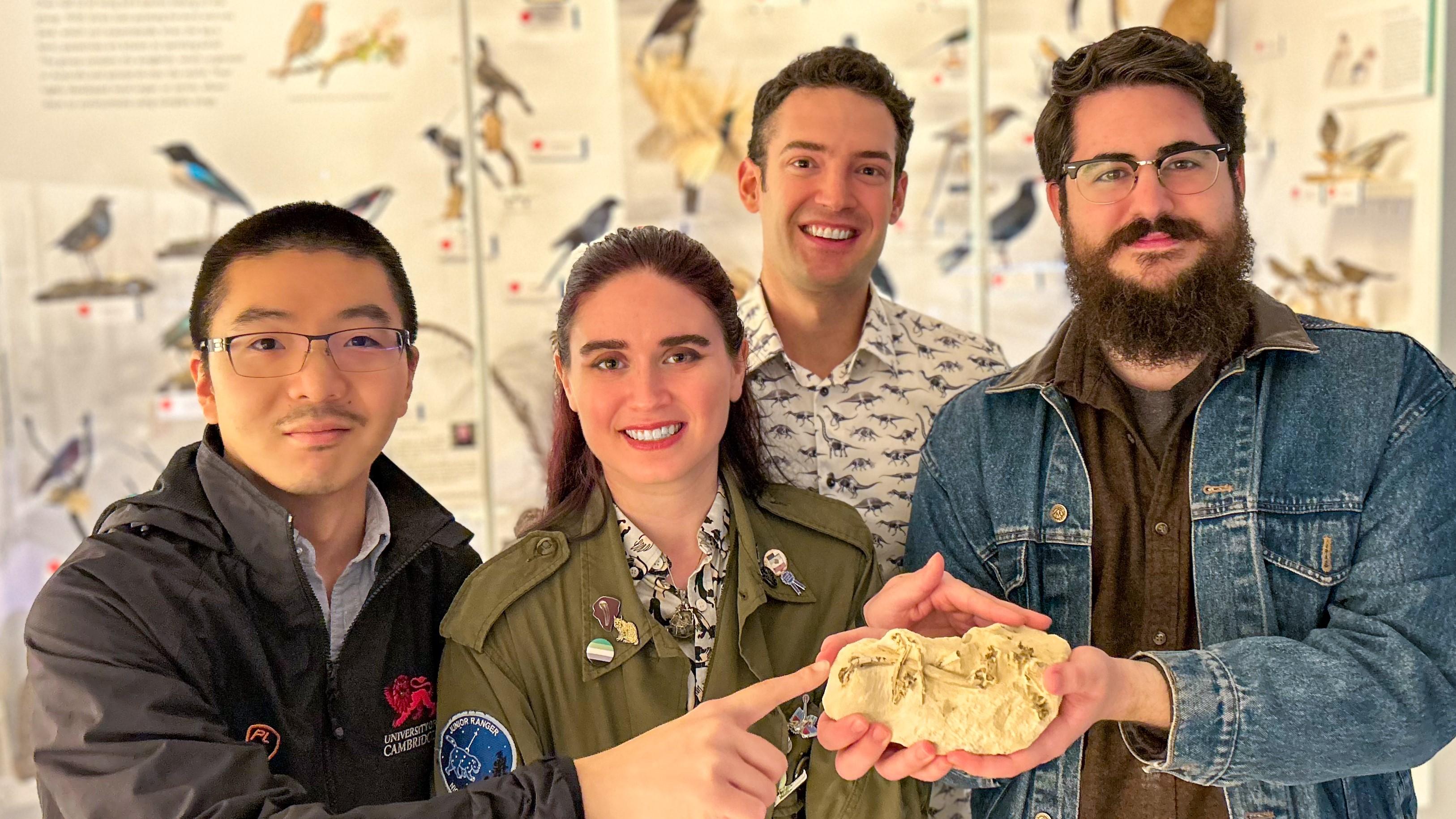 Photo showing the Cambridge research team
