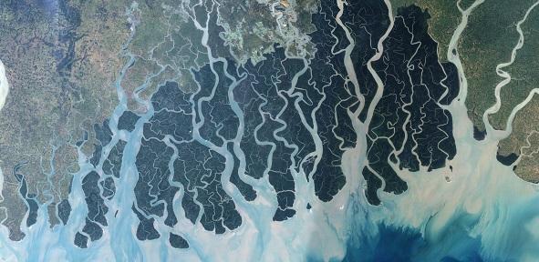 Ganges_Sundarban_NASA_copyright Ganges Sundarban © NASA