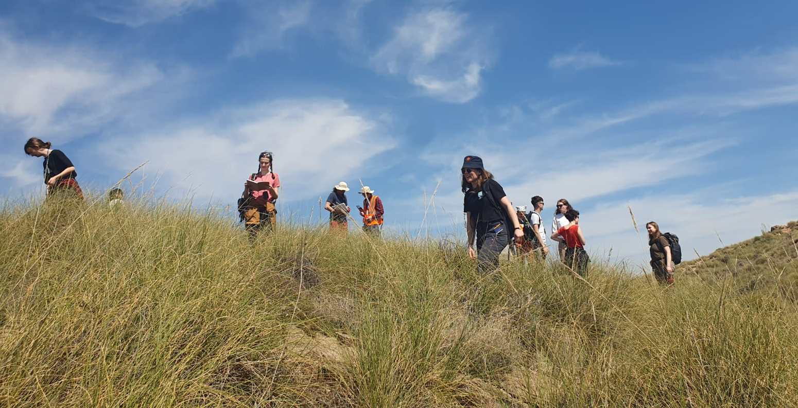 Fieldwork in Spain, taken by Ellie Austin Students studying geology in Spain