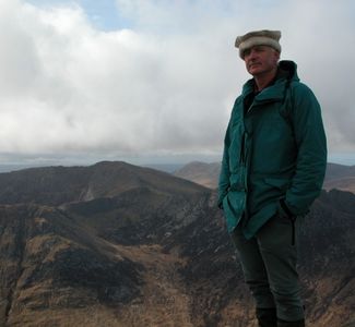 James on top of Goat Fell on a 2003 IA field trip to Arran