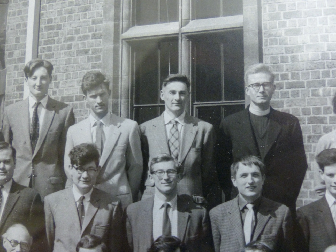 Part of a Sedgwick club photograph featuring Michael Bown