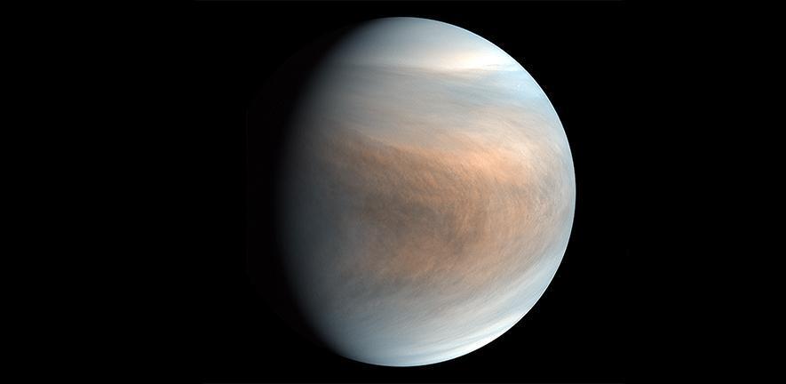 Synthesized false colour image of Venus, Credit: JAXA / ISAS / Akatsuki Project Team