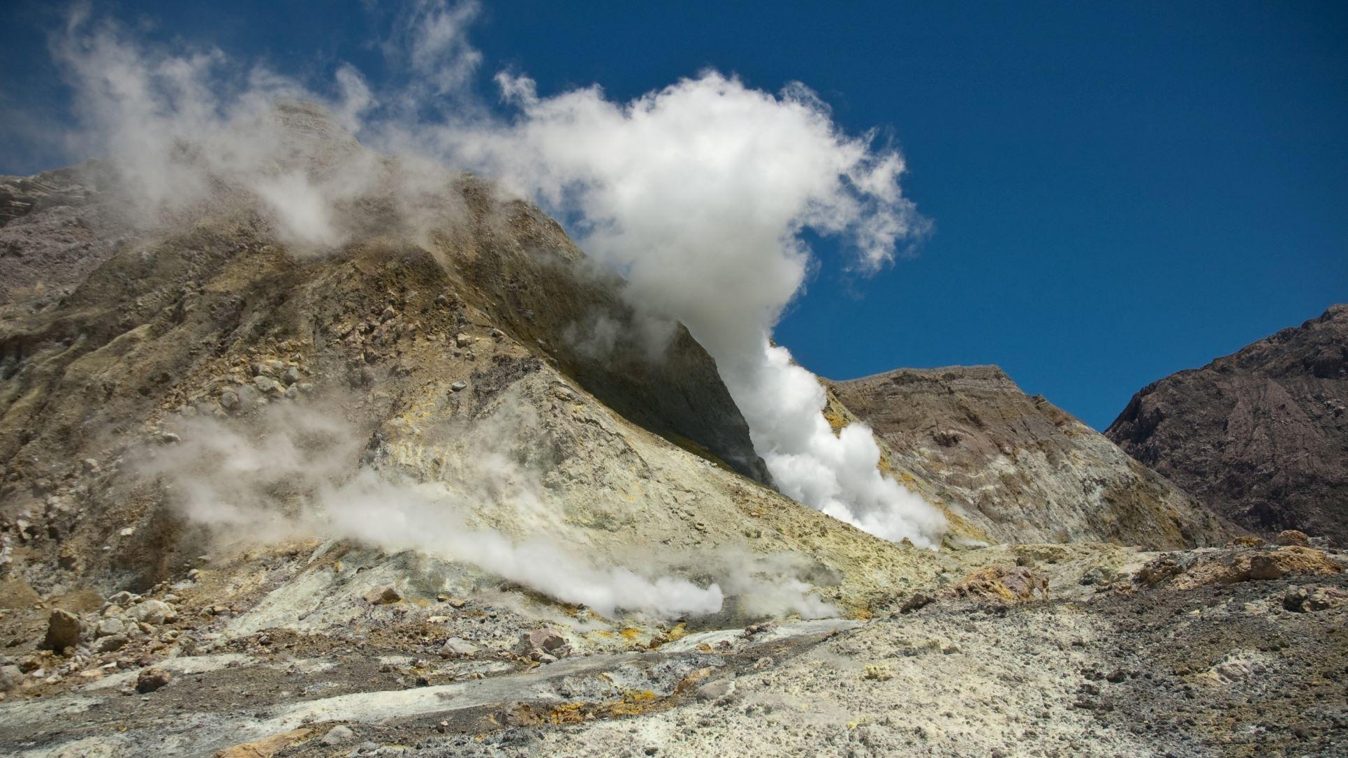 Photo of volcanic gases