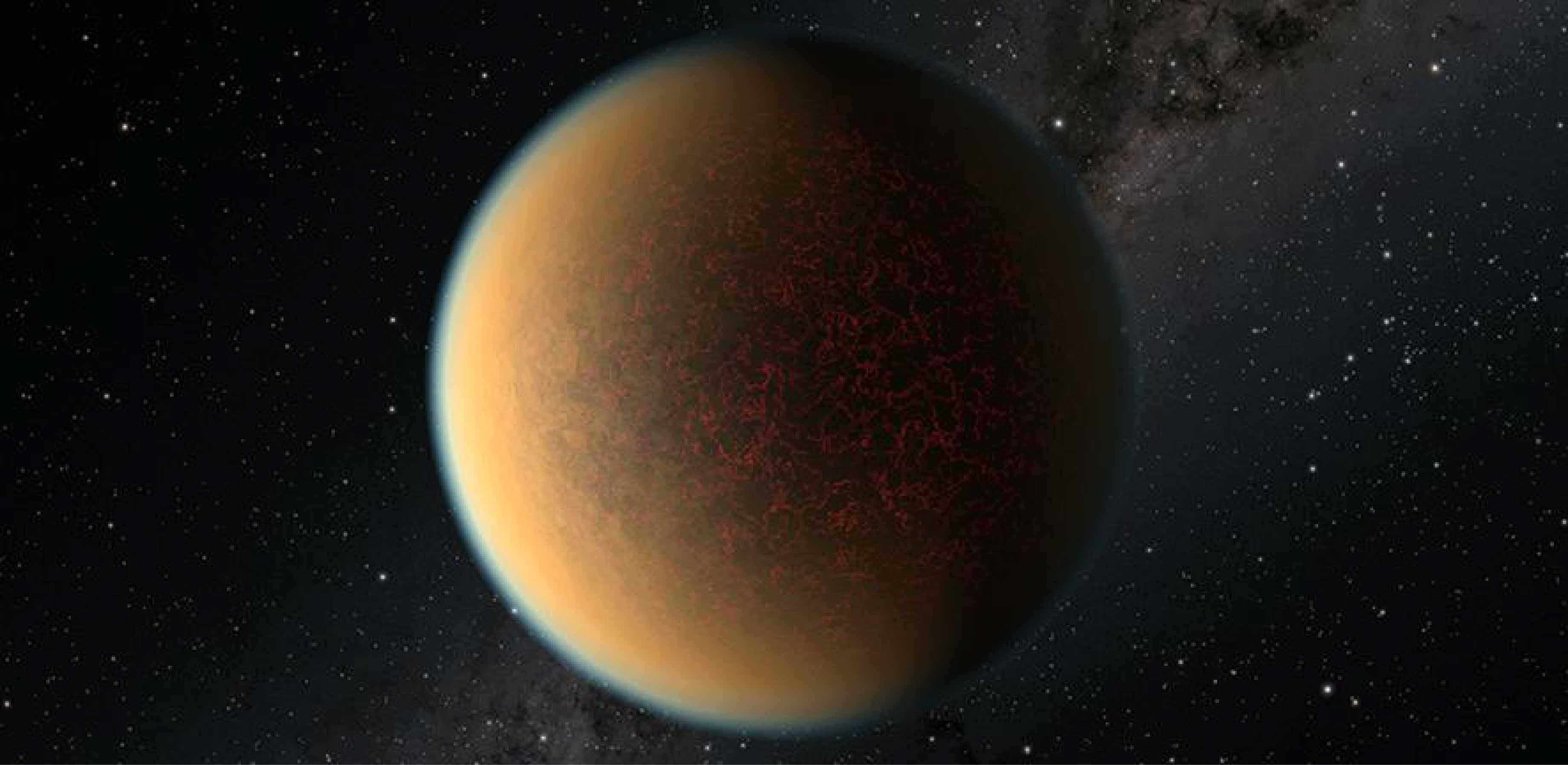 Artist’s impression of the exoplanet GJ 1132 b Credit: NASA, ESA, and R. Hurt (IPAC/Caltech)